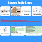 Jrgkjcp 16 Minutes Voice Recorder, Record Custom Message For Plush Toy, Stuffed Bear Toy, Baby Doll Toy, And Pillow