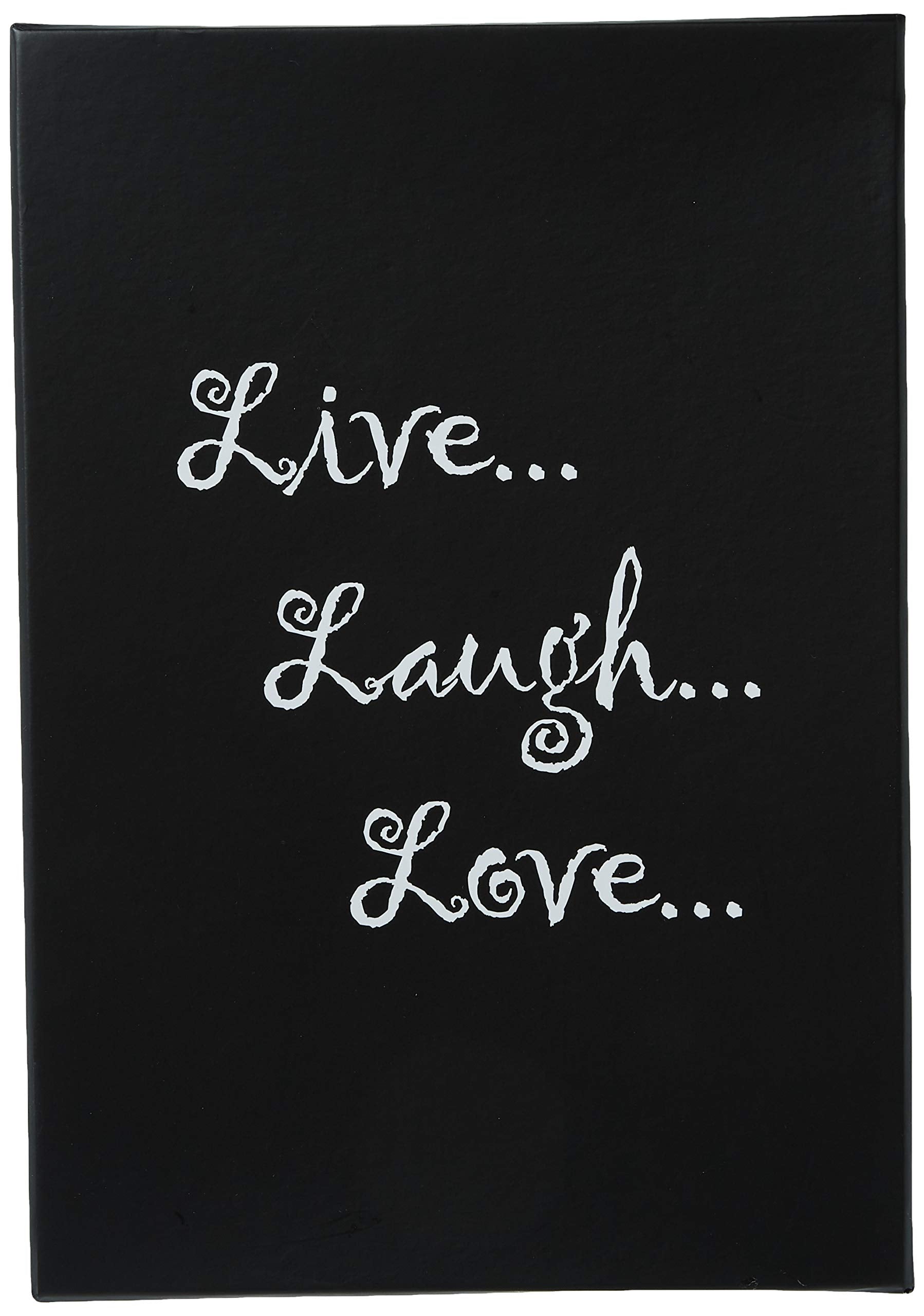 Pioneer Photo Albums B-1Bw Photo Storage Box, Live, Laugh, Love Design