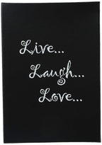 Pioneer Photo Albums B-1Bw Photo Storage Box, Live, Laugh, Love Design