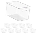 Sorbus Clear Storage Bins for Pantry Organization (Extra Large, 10 Pack)