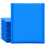 Ucgou Bubble Mailers 8.5X12 Inch Blue 25 Pack Poly Padded Envelopes #2 Medium Mailing Opaque Packaging Postal Self Seal Waterpro