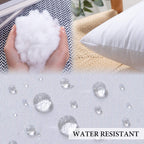 Miulee Pack Of 4 12X24 Outdoor Pillow Inserts, Water-Resistant Throw Pillow Inserts Decorative Premium Rectangle Pillow Stuffer Sham For Porch Swing Couch Sofa Cushion Patio Furniture