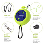 Portable Travel Clothesline Cord, Caudblor Adjustable 33Ft Camping Clothes Line, Laundry Drying Rope For Hotel Trip, Cruise, Out