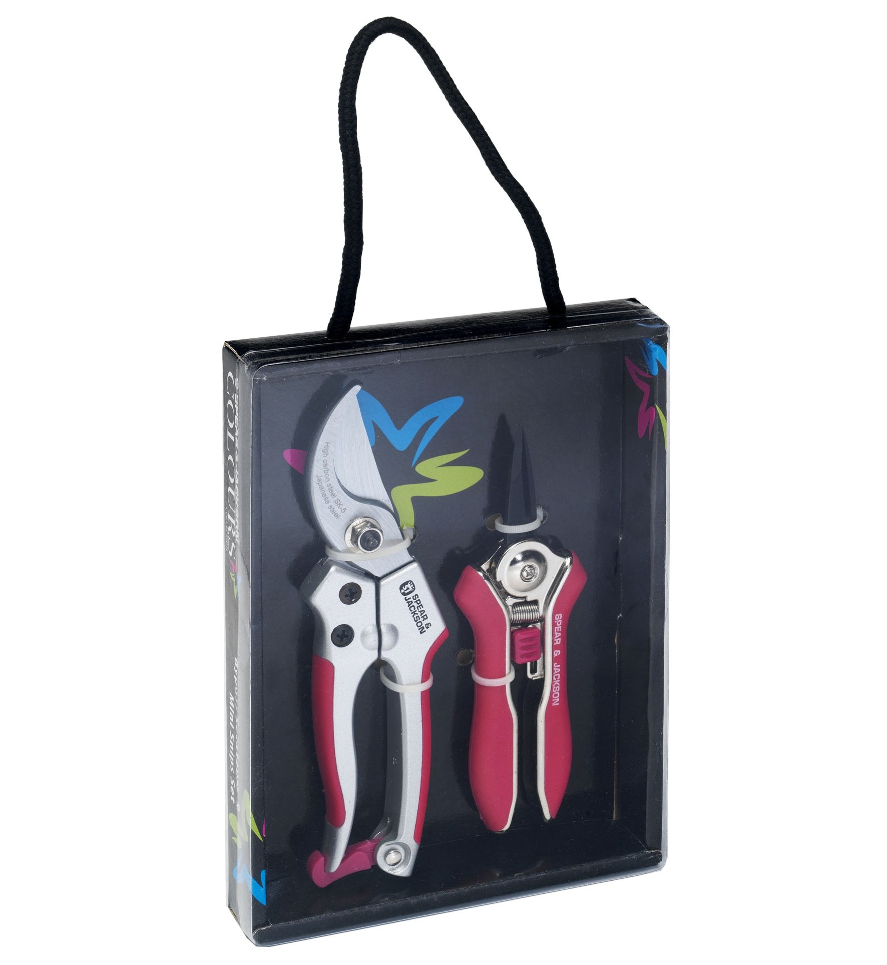 Spear & Jackson Cuttingset9P Colours Pruner & Snip Set