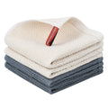Nialnant Cotton Cleaning Rags,Waffle Weave Kitchen Towels,Absorbent Dish Towels Quick Drying Kitchen Dish Cloths - 12 in x 12 in