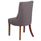 Flash Furniture HERCULES Paddington Series Grey Fabric Tufted Chair