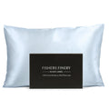 Fishers Finery 30Mm 100% Pure Mulberry Silk Pillowcase, Good Housekeeping Quality Tested (Blue, Standard)