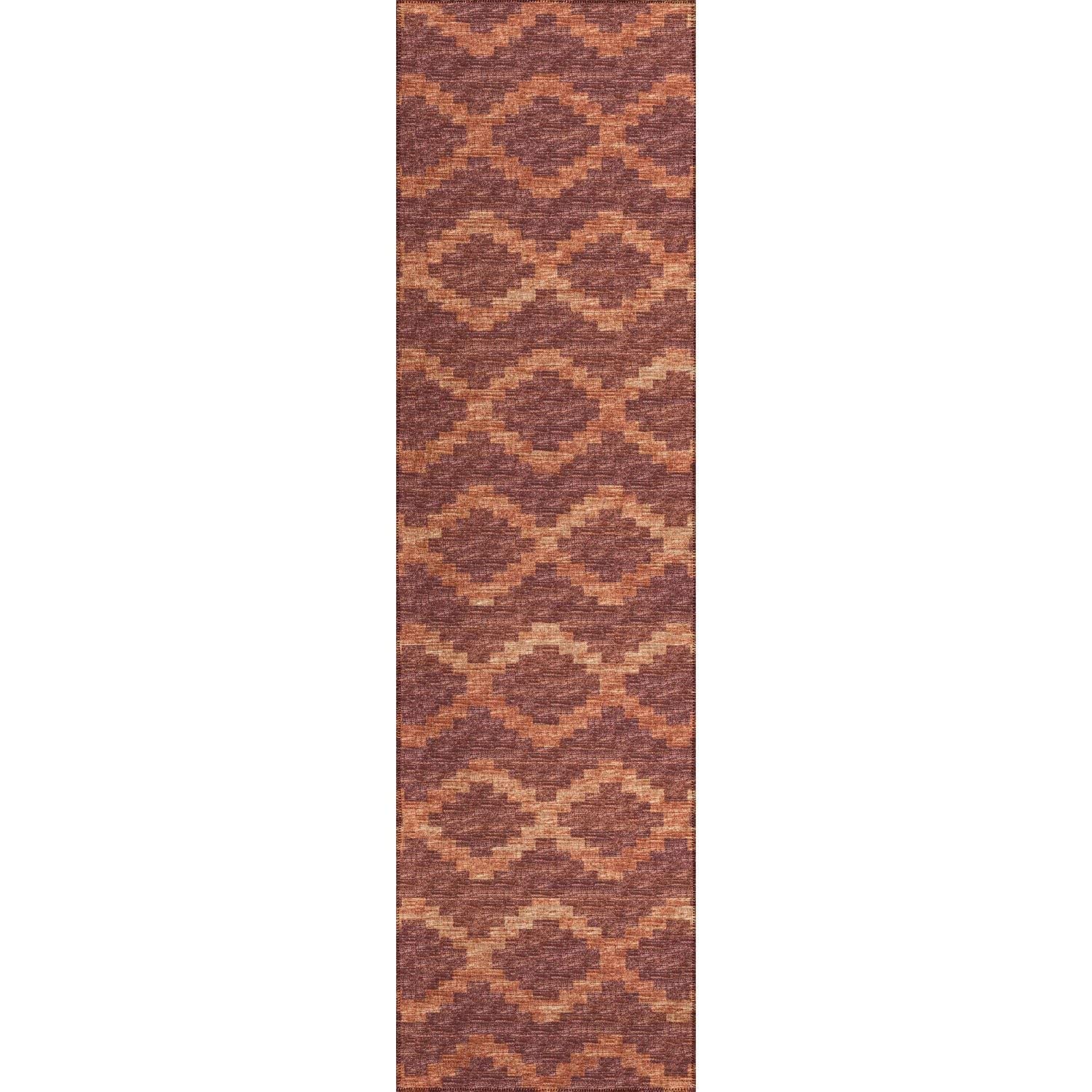 Sedona Sn9 Red Bohemian Rug Runner 2' 3" X 12'