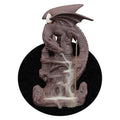 Dragon Backflow Incense Burner Handmade Ceramics Ornamen Statue Fountain Home Decor Waterfall Incense Holder, with 100 Backflow 