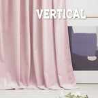 Ryb Home Pink Velvet Curtains 108 Inches- Blackout Curtains For Living Room, Thermal Insulated Noise Reducing Panels Soft Luxury Window Decor For Bedroom, Blush Pink, W52 X L108 Inches, 2 Panels