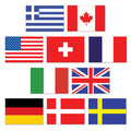 Beistle Mini International Flag Cutouts
