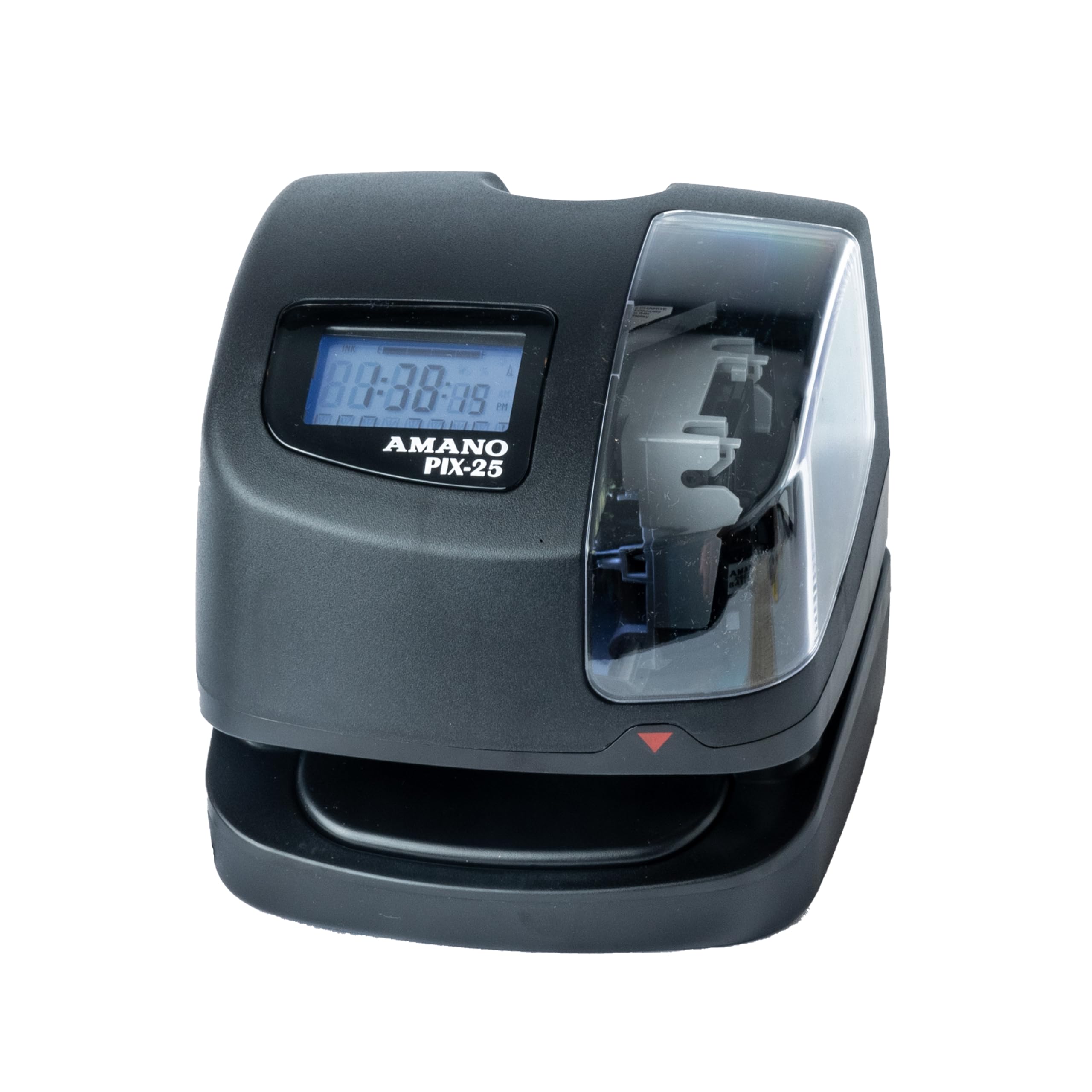 Amano Pix-25 Digital Atomic Time Clock - Time Stamp, Document & Date Stamp - Electronic Time Recorder