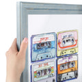 ArtToFrames 22x28 Inch Blue Picture Frame, This 1.5  Custom Wood Poster Frame is Deep Periwinkle Barnwood Style Frame, for Your 