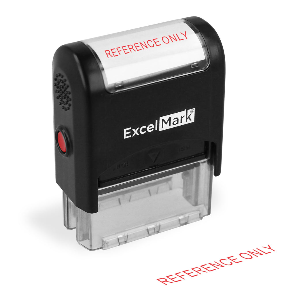 Reference Only Self Inking Rubber Stamp - Red Ink (Excelmark A1539)