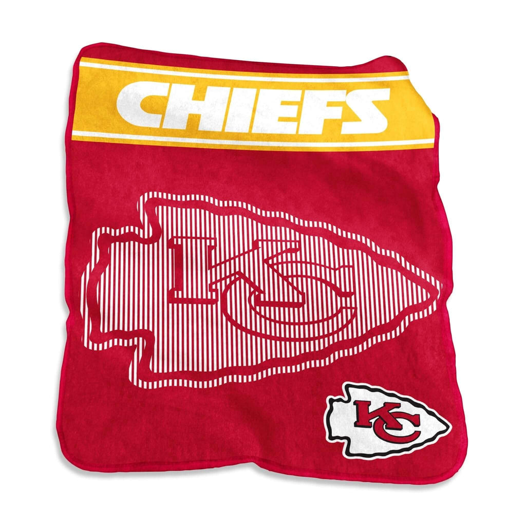 Kansas City Chiefs Blanket 60X80 Raschel Throw