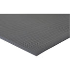 Genuine Joe Air Step Anti-Fatigue Mat - Warehouse - 60Quot; Length X 36Quot; Width X 0.38Quot; Thickness Overall - Vinyl - Black