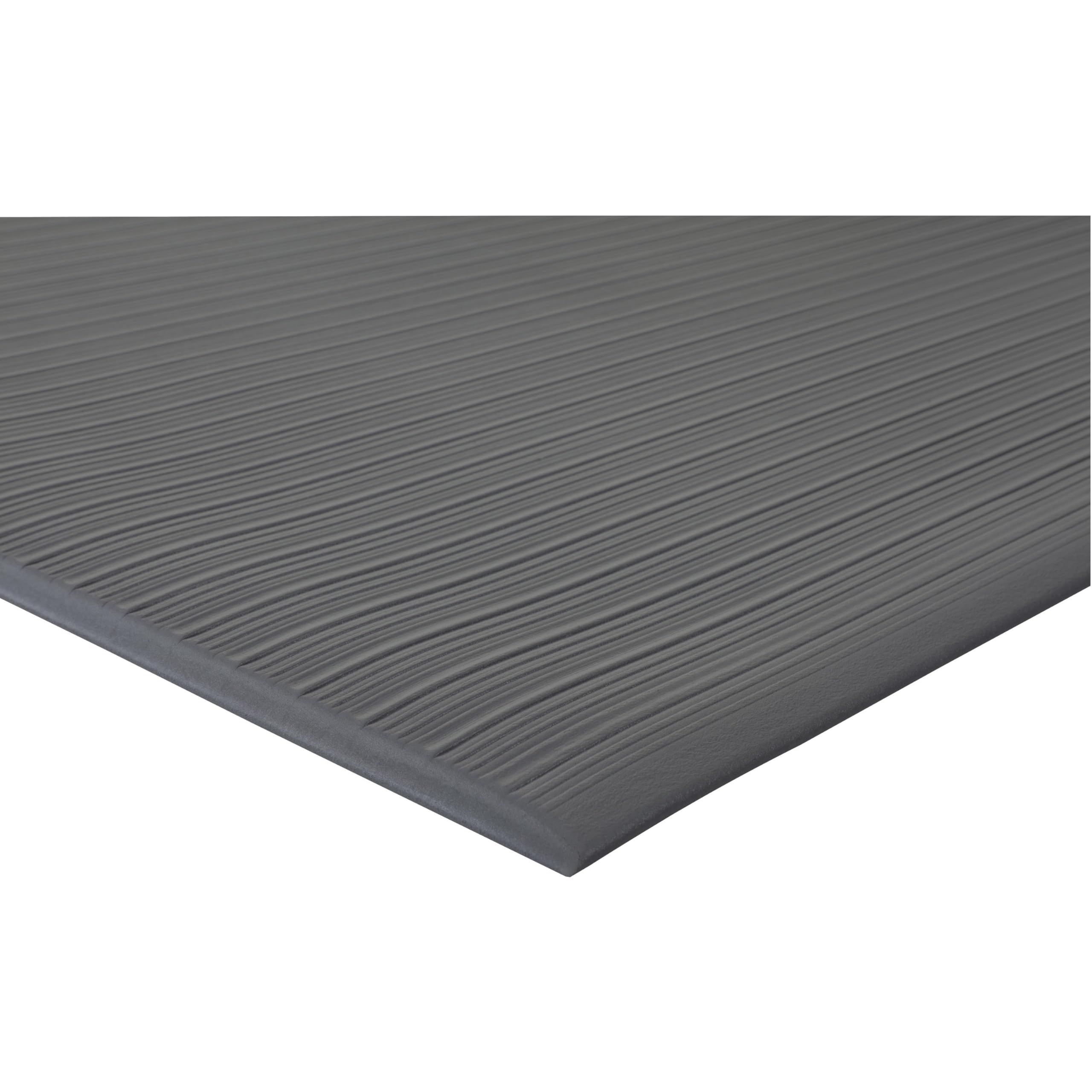 Genuine Joe Air Step Anti-Fatigue Mat - Warehouse - 60Quot; Length X 36Quot; Width X 0.38Quot; Thickness Overall - Vinyl - Black