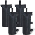 Abccanopy 150 Lbs Extra Large Canopy Sand Bags, 4-Pack, Black (Without Sand)
