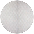 Dalyn Rugs Durango Patchwork Faux Cowhide Ss1 Linen 6' X 6' Rug