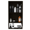 FM FURNITURE Modesto Medicine Cabinet, with One Open Shelf and One Mirrored Cabinet with Two Interior Shelves, White Color. for 