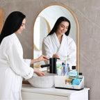 Parkmani Toothbrush Holders For Bathrooms, Bathroom Counter Organizer, Electric Tooth Brushing And Toothpaste Holders, Marble Ba