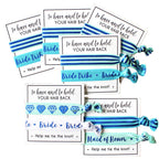 Bride Tribe Hair Tie Cards. To Have And To Hold, Your Hair Back. Help Me Tie The Knot. Bachelorette, Wedding Shower, Party Favor