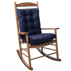 Jaysydd Rocking Chair Cushion Seat Cushions Home Collection Rocking Chair Cushions Pads 2 Piece Thicken Navy 16.93X16.93/16.93X2