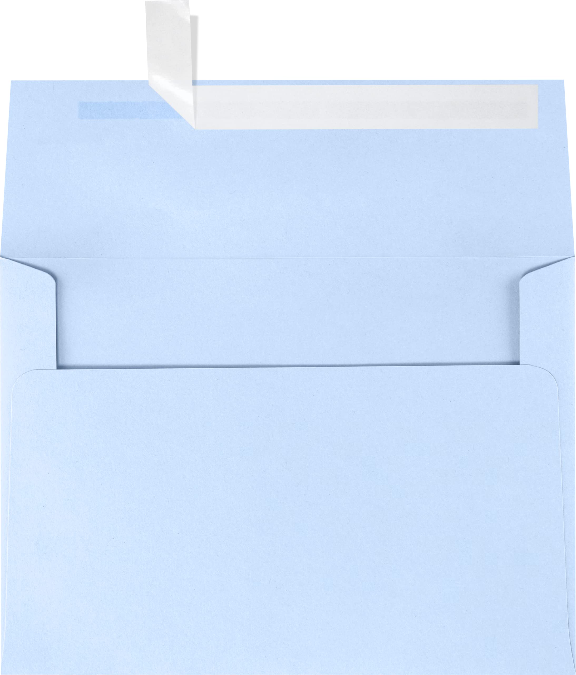 Luxpaper A7 Invitation Envelopes | Peel & Press | 5 1/4' X 7 1/4' | Baby Blue | 80Lb. Text | 50 Qty