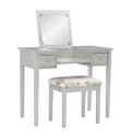 Linon Vanity Set, Metallic