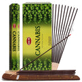 Cannabis Incense Sticks and Incense Stick Holder Bundle Insence Insense Hem Incense Sticks