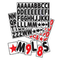 Sidewalk Sign Replacement Letter Set For White Signs, 4 Inch Letters Fit 24X36 Inch Sign Faces