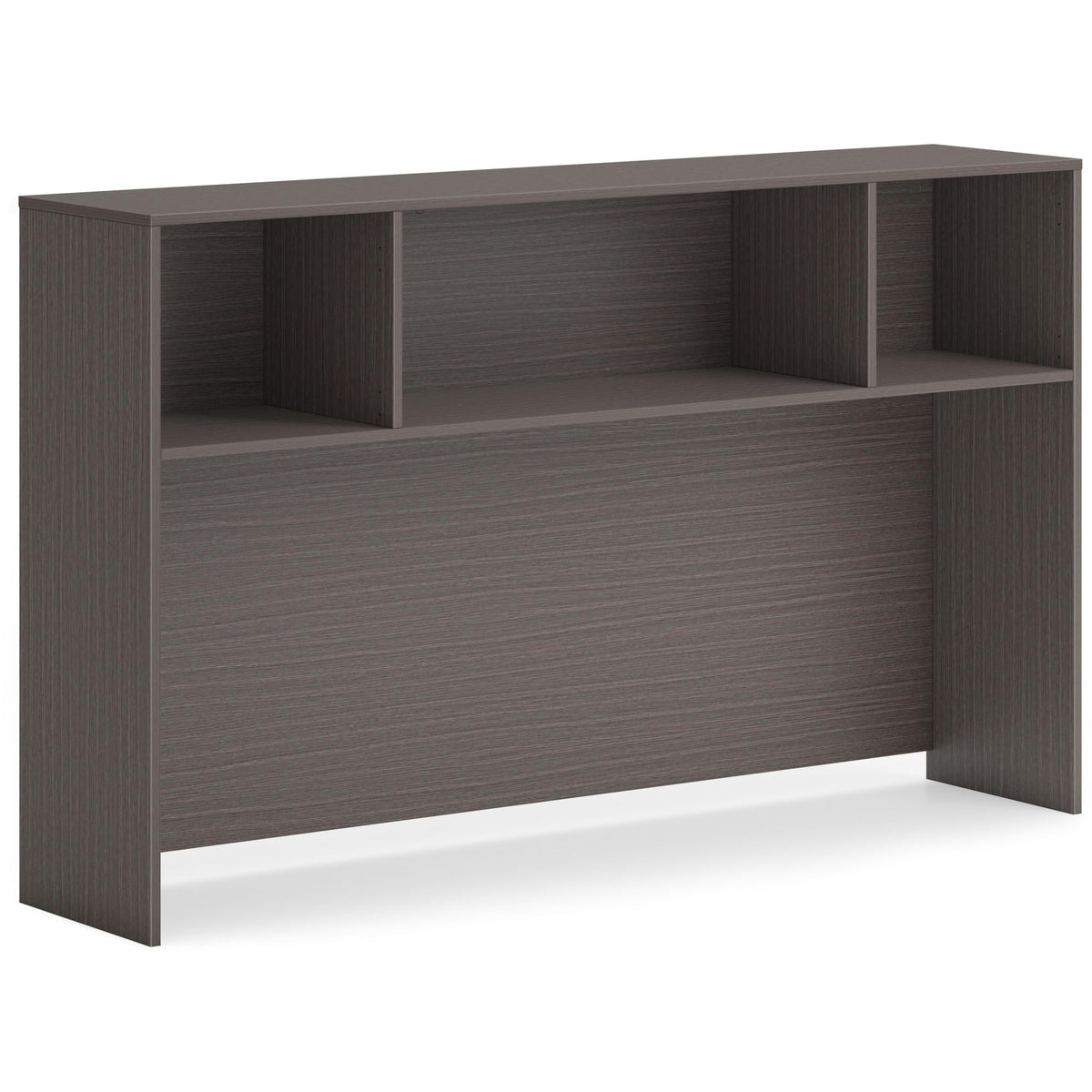 HON Mod Desk Hutch, Slate Teak