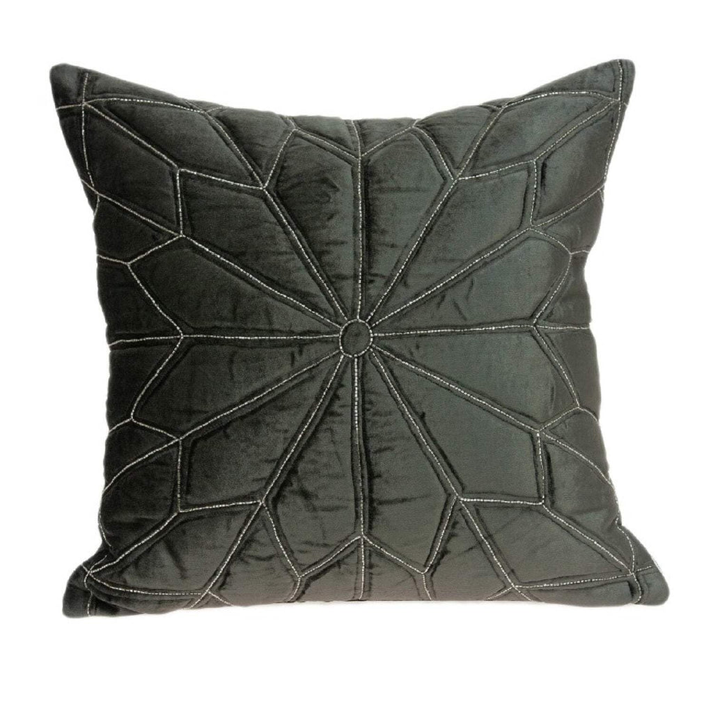 HomeRoots Parkland Collection Lolu Gray Throw Pillow