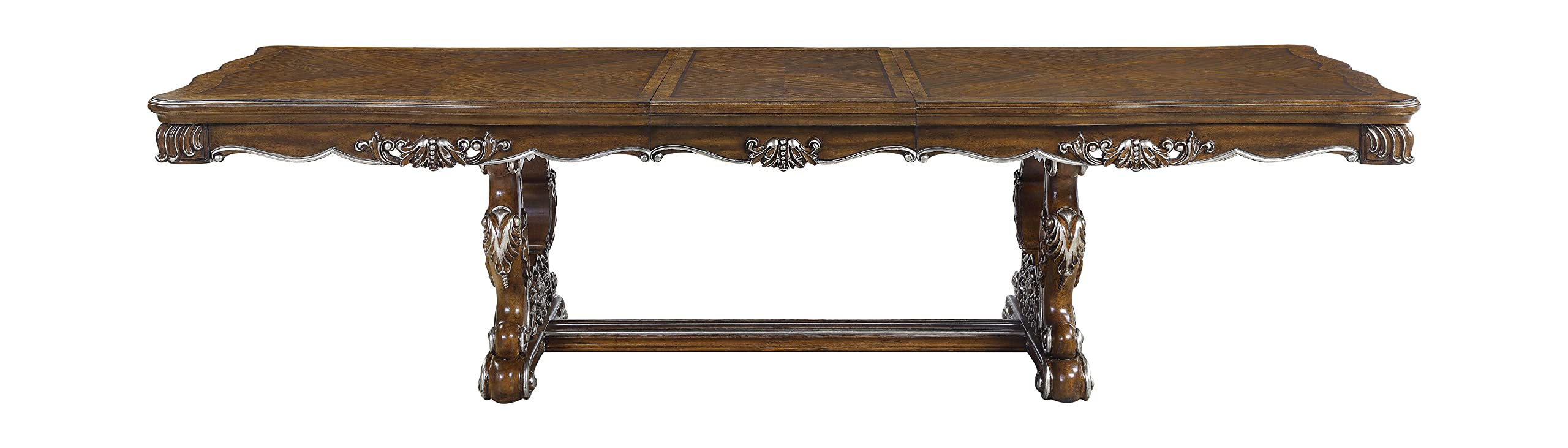 Acme Latisha Wooden Double Pedestal Dining Table - Thumbnail 2