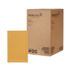 Sealed Air Jiffylite Bubble Cushioned Mailers, 250 - #00 (5'X10') 100% Recycled Content & 10% Post Consumer Content, Lightweig