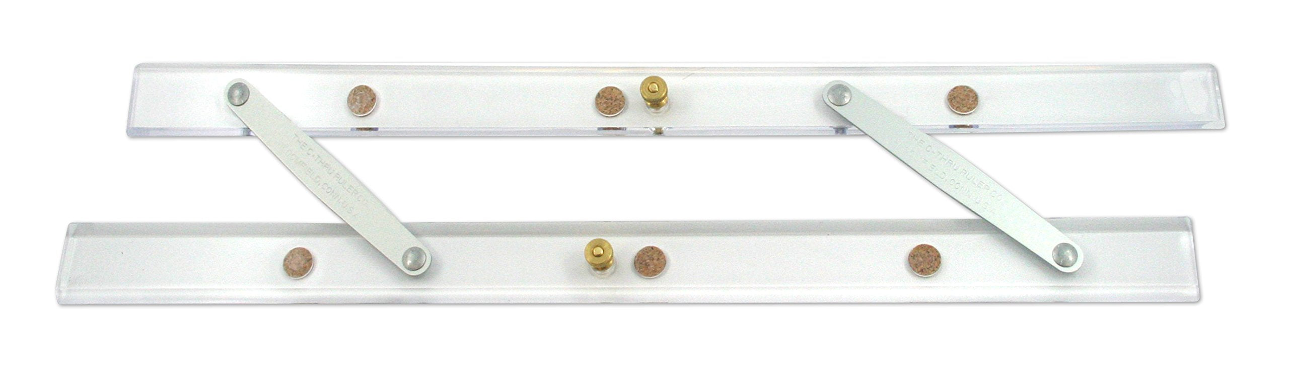 Westcott Folding Parallel Ruler, 18', Clear (1500-18)