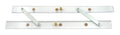 Westcott Folding Parallel Ruler, 18', Clear (1500-18)