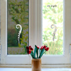 24 Pieces Static Window Clings Anti Collision Window Decals For Bird Strikes, Glass Door Window Stickers, Stop Birds Flying Into