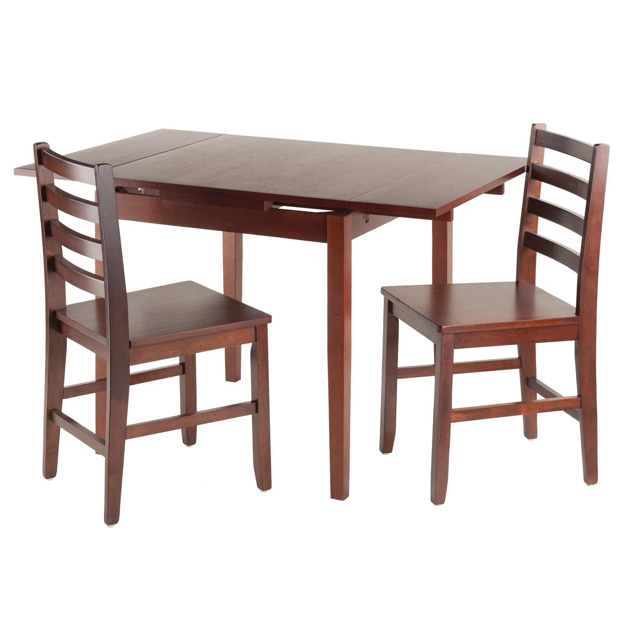 Winsome Pulman Dining, 48.03" W x 29.92" D x 29.29" H, Walnut