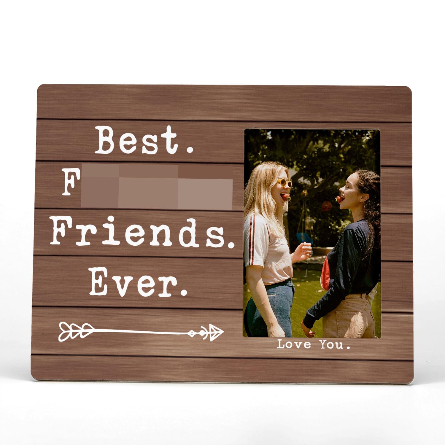FONDCANYON Best Friends Ever Picture Photo Frame, Bestie Bff Friend Picture Frames, Best Friend Ever Gifts, Best Friend Friendsh