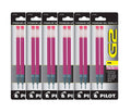 Value Pack Of 6 - Pilot G2 Gel Ink Refills For Rolling Ball Pen, Fine Point, Pink (77253)