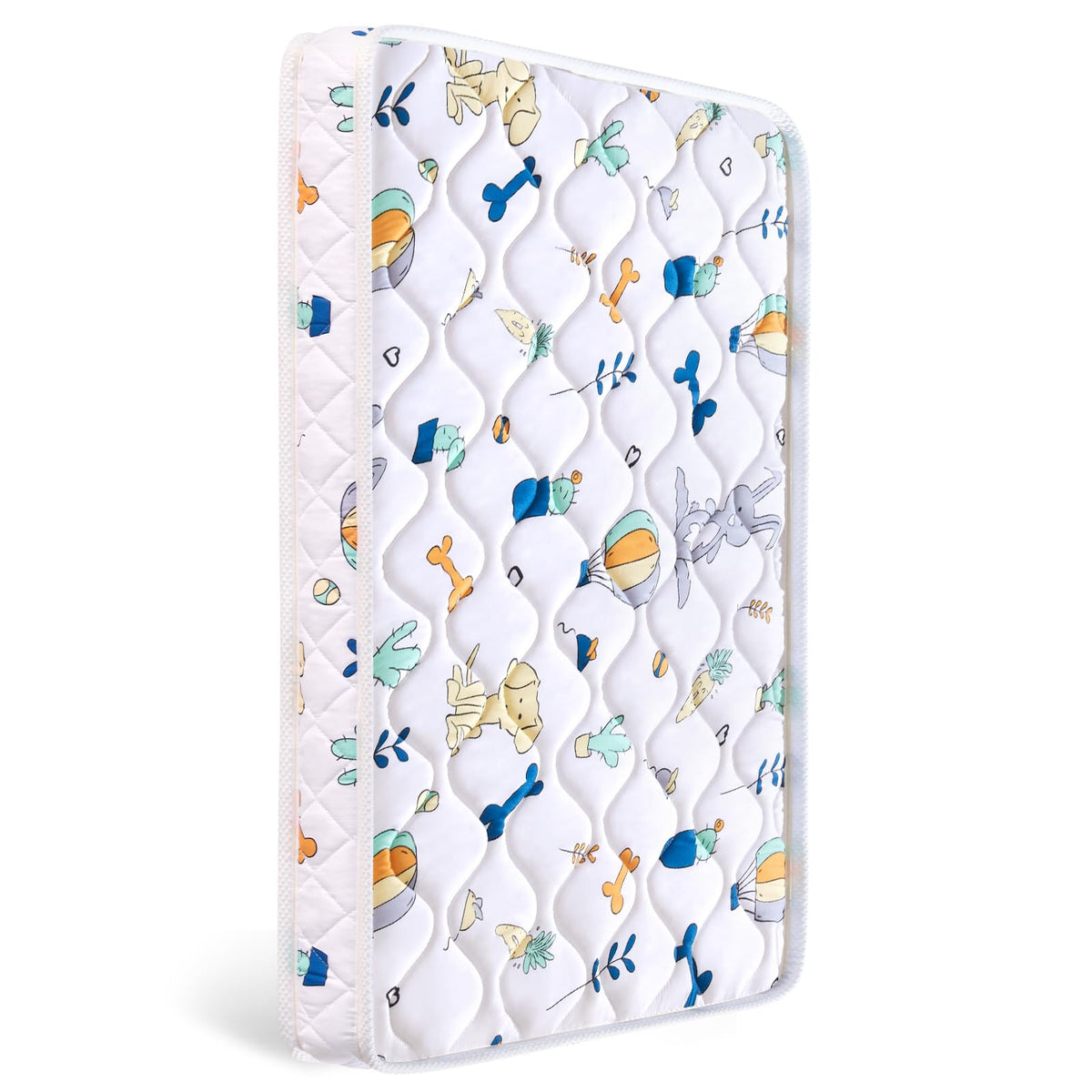 Premium Foam Mini Crib Mattress 38 X 24    X 4   , Dual Sided With Soft Breathable Fabric, Noiseless And Odorless, Comfortable A