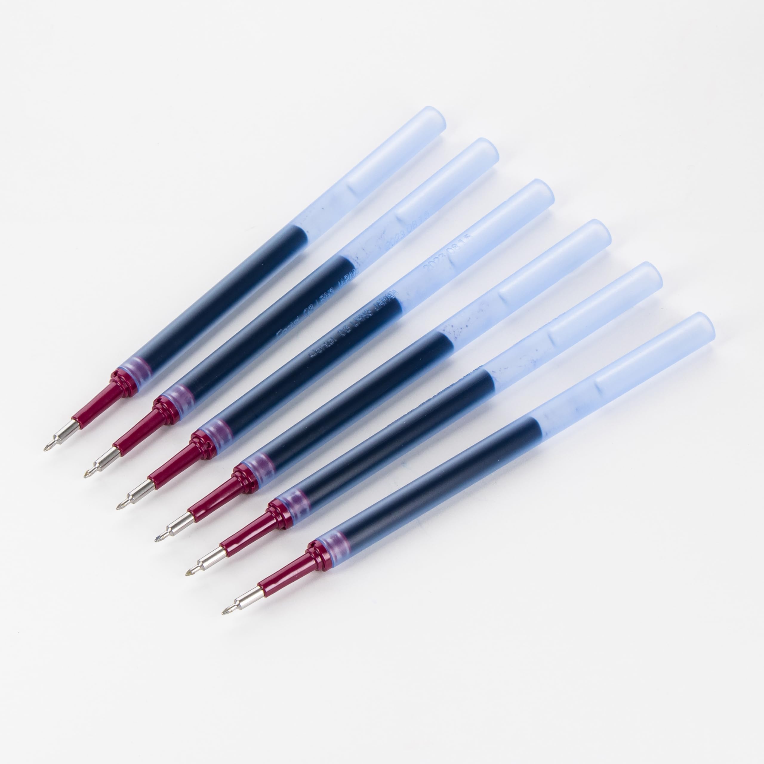 Pentel Refill Ink - For Energel Gel Pen, 0.3Mm Needle Tip, Extra Fine, Blue Ink, Pack Of 6 Refills (Lrn3-6C)