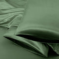 Aormenzy Satin Pillow Cases For Women Standard Size Set Of 2, Woodland Green Satin Pillowcase For Hair With Envelope Closure Sil