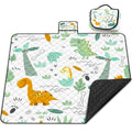 Extra Large Picnic Blanket Waterproof,80x 80Foldable Machine Washable Beach Blanket,Outdoor Blanket for 6-8 Adults,Suitable for 