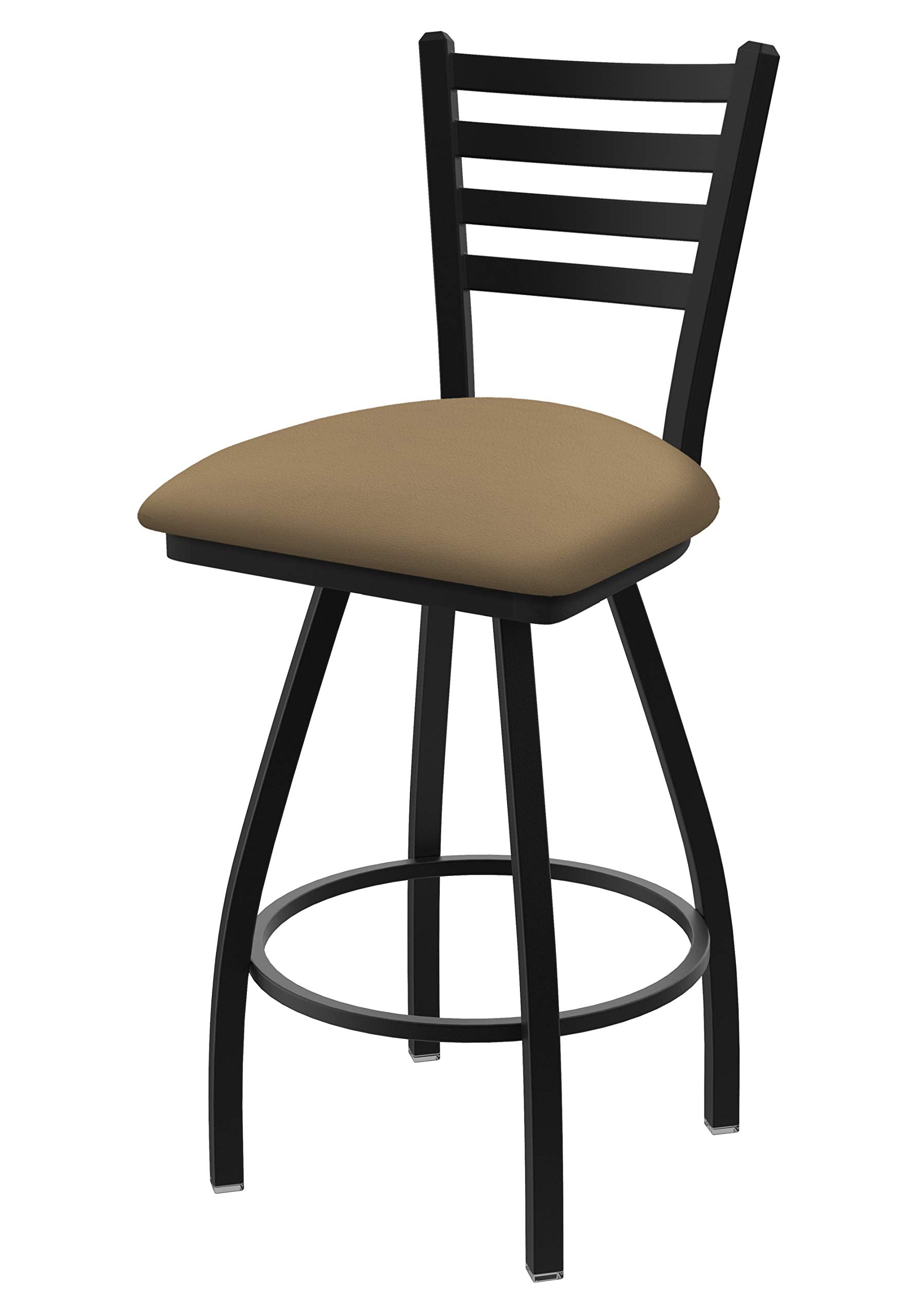 XL 410 Jackie 36 Swivel Extra Tall Bar Stool with Black Wrinkle Finish and Canter Sand Seat