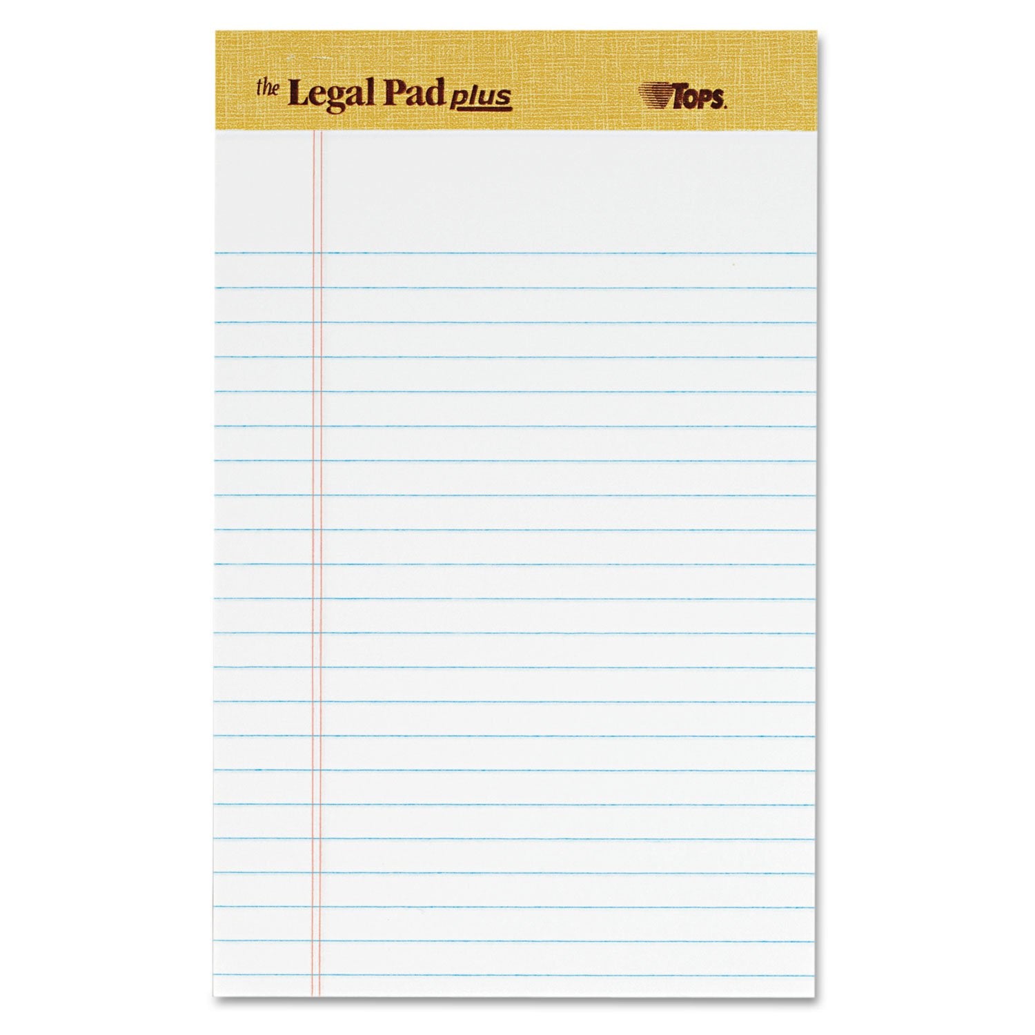 Tops 71500 'The Legal Pad' Ruled Perforated Pads, Narrow, 5 X 8, White, 50 Sheets, Dz