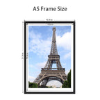 Lyyyxgyp 6X8 Metal Picture Frame 15.2X20.3Cm 2 Pack Black Aluminum Alloy Photo Frame With Plexiglass For Wall Hanging Or Tableto