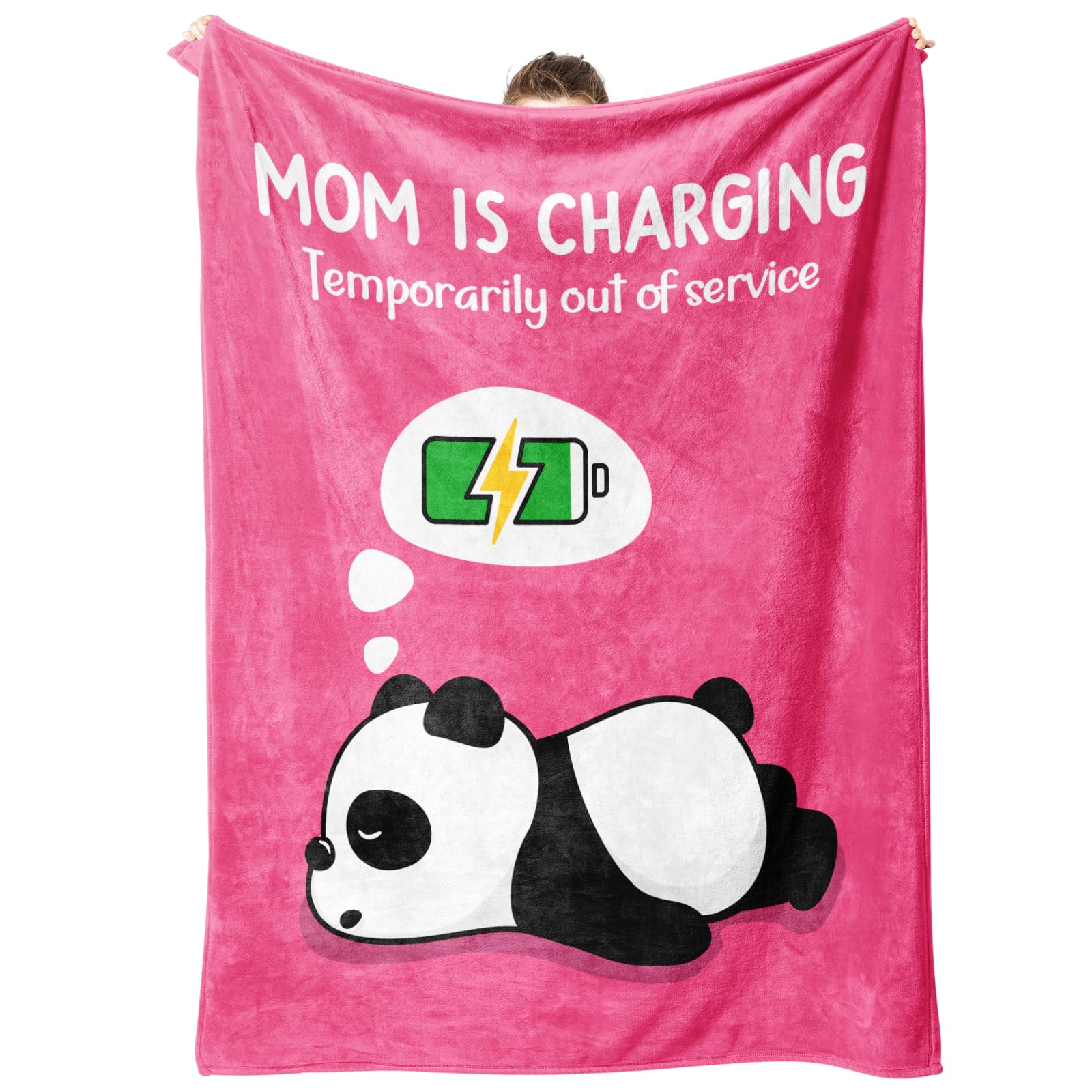 Craftique Gifts For Mom, Mom Birthday Gifts- Funny Soft Blanket For Mom- Birthday Gifts For Mom, Heartwarming Mom Gifts, New Mom