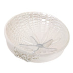 Avanti Linens - Soap Dish, Seashell Inspired Bathroom Accessories, Guest Bathroom Essentials (Sequin Shell Collection)